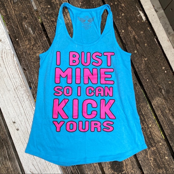 Graphic Workout/Sleep Tank Tops (3) - Picture 2 of 7